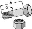 Schraube M1/2" UNF x 43 mm, 12.9           