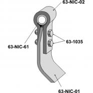 Schlegelmesser komplett, p. f. Gyro, 12170000