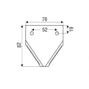 Mähmesserklingen p. f. New Holland