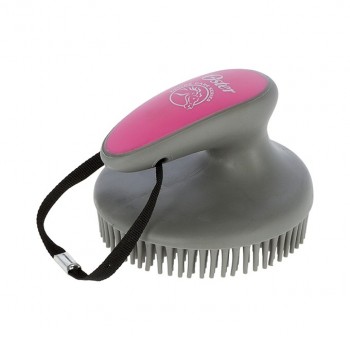 Gumminoppenstriegel fein "Equine Care"           