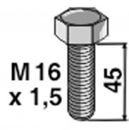 Sechskantschraube M16 x 1,5 x 45 mm, 12.9