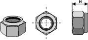 Selbstsichernde Mutter M12 x 1,25 mm           