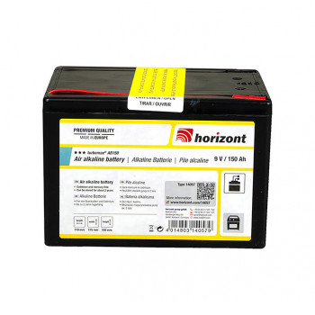 Weidezaunbatterie "Turbomax", 9V / 150Ah mit Rundstecker           