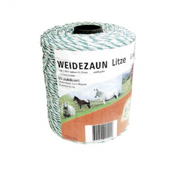 Kunststofflitze weiß-grün           