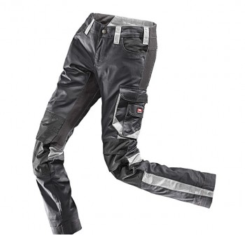 Damen-Arbeitshose "Worxtar", Schwarz/Grau           