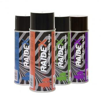 Viehzeichenspray "Raidex" in 4 Farben Viehzeichenspray "Raidex" in 4 Farben