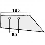 Düngereinlegerschar p. f. Kuhn / Huard 631109, links           