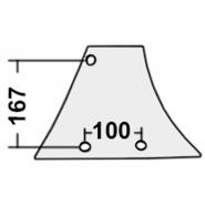 Streichblech-Vorderteil p. f. Niemeyer 200746, EN15G, rechts