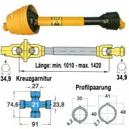 Benzi "Energy" Weitwinkelgelenkwelle 80°, W40