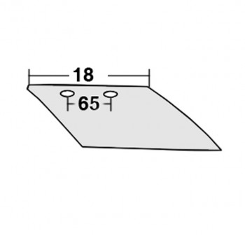 Düngereinlegerschar p. f. Kuhn / Huard 631101, links           