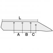 Schnabelschar p. f. Rabe SSP-351, 2751.30.02 - links, beschichtet           