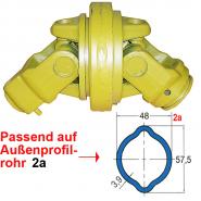 Weitwinkelgelenk, Baugröße W2480 Weitwinkelgelenk, Baugröße W2480