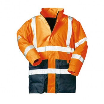 Warnschutz-Parka "Alexander", Leuchtorange Warnschutz-Parka "Alexander", Leuchtorange