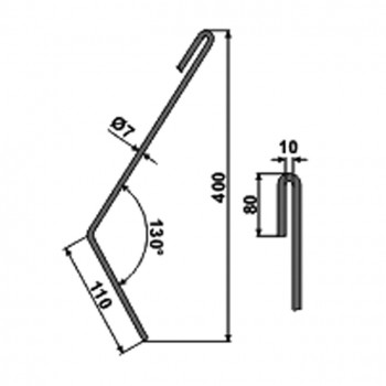 Saatstriegelzinken p. f. Amazone 3743300