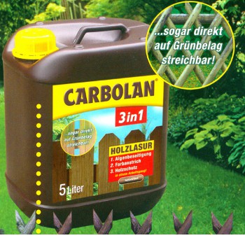 Carbolan "3 in 1" Holzlasur braun           