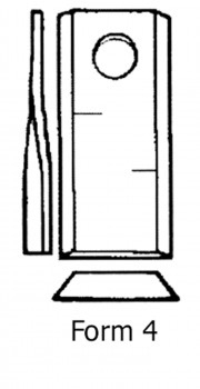 Kreiselmäherklingen p. f. Fella 133075, links,           