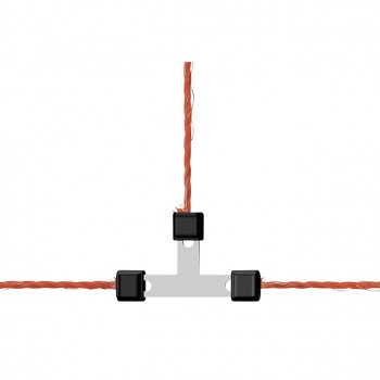 Litzen-T-Verbinder Litzclip für Litze bis 3 mm, verzinkt           