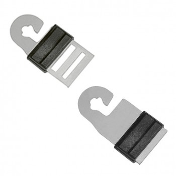 Torgriffverbinder Litzclip für Bänder bis 20 mm, Edelstahl           