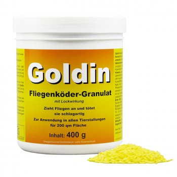 "Goldin" Fliegenköder-Granulat mit Lockwirkung           