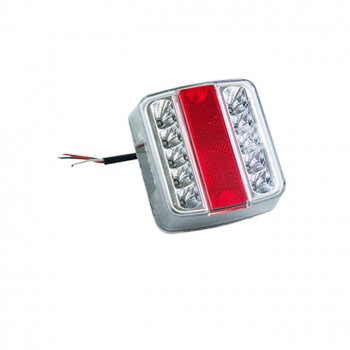 LED Vierfunktions-Anhängerrücklicht,  10 x 10,5 cm,  rechts           