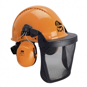 Kopfschutz-Kombination "G3000 M, H31, V5B", orange           