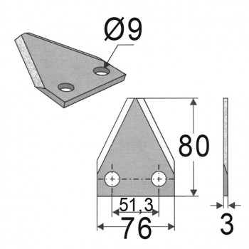 Futtermischwagenmesser p. f. Diverse