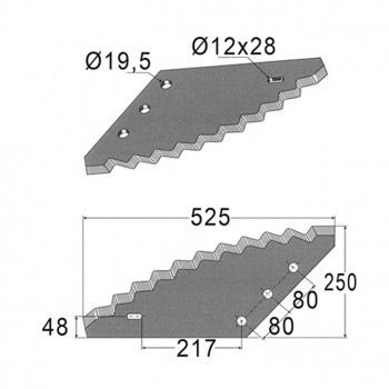 Futtermischwagenmesser p. f. Diverse