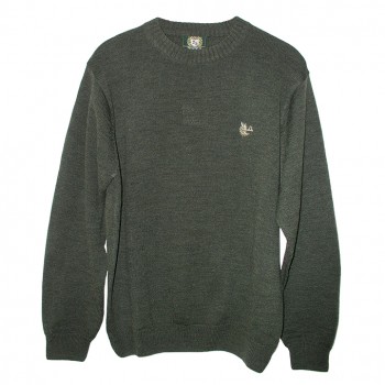 Jagdpullover mit Rundhalsausschnitt, Gr. 50           