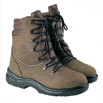 Schnittschutz-Lederstiefel "Ecoline" S3, Gr. 38           