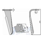 Kreiseleggenzinken p. f. Kuhn 525.495.30 (Neu), links           