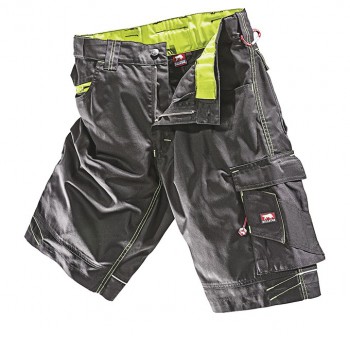 Arbeitsshorts "Ultra", Schwarz/Limette           