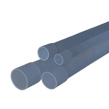 PVC-Druckrohr mit Klebemuffe PVC-Druckrohr mit Klebemuffe