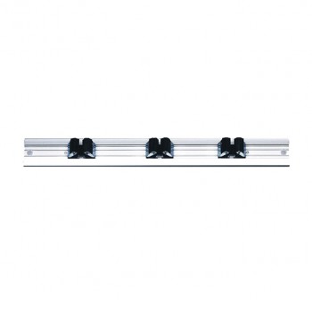 Prax-Gerätehalterschiene 48 cm, mit 3 Haltern Prax-Gerätehalterschiene 48 cm, mit 3 Haltern