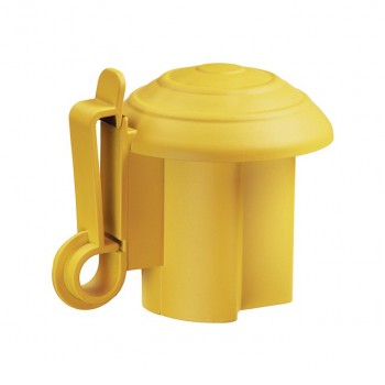 Kopfisolator T-Pfosten, gelb           