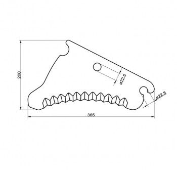 Rundballenmesser p. f. John Deere CC 52821 Rundballenmesser p. f. John Deere CC 52821