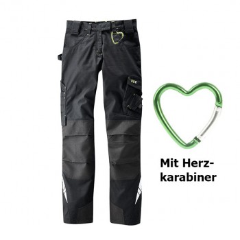 Damen-Bundhose "Professional", Schwarz           