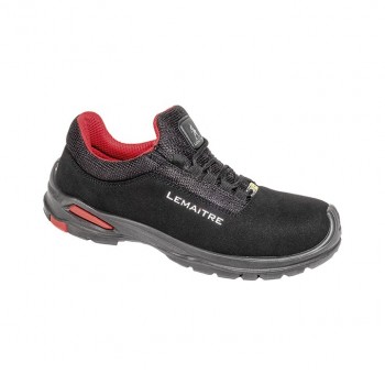 Sicherheitsschuh S3 Riley Low, ESD, schwarz-rot           