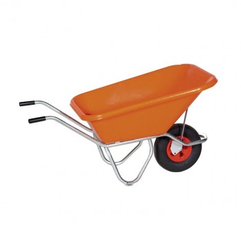 Einrad-Schubkarre "PE 215-1", Kunststoff, orange           