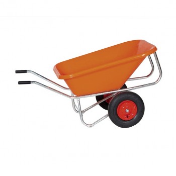 Zweirad-Schubkarre "PE 215-2", Kunststoff, orange           