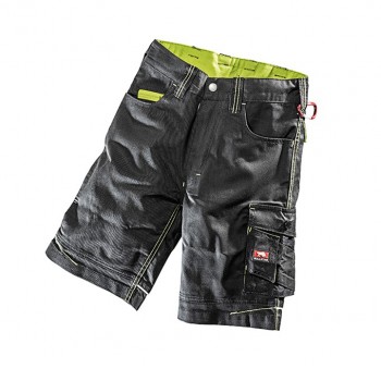 Kinder-Shorts "Ultra", Schwarz/Limette           