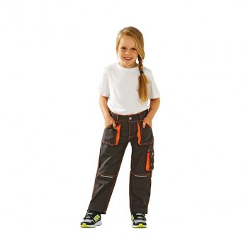 Kinder-Bundhose "Junior", Oliv/Orange