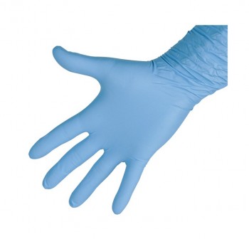 Einmalhandschuhe "Nitril Premium",  blau,  30 cm           