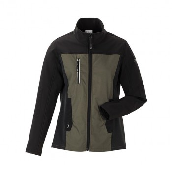 Damen-Hybridjacke Norit, Oliv/Schwarz           