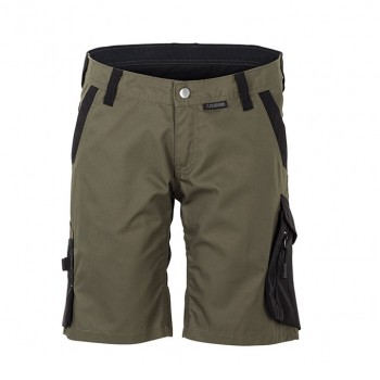 Arbeitsshorts "Norit", Oliv/Schwarz           
