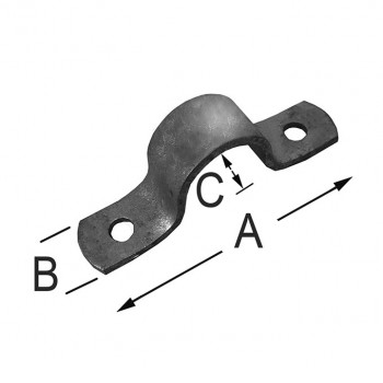 Bohlenschelle, ohne Schrauben           