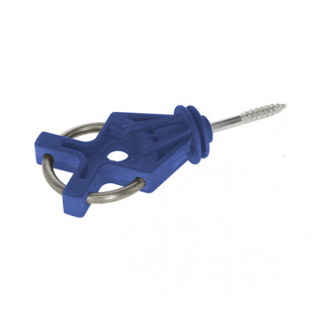 Torisolator "X-Premium" mit verzinkter Stütze 6 mm, blau