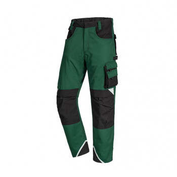 Arbeitsbundhose "Motion Tex Plus", Grün/Schwarz