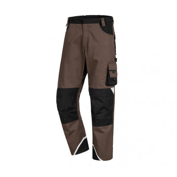 Arbeitsbundhose "Motion Tex Plus", Braun/Schwarz           