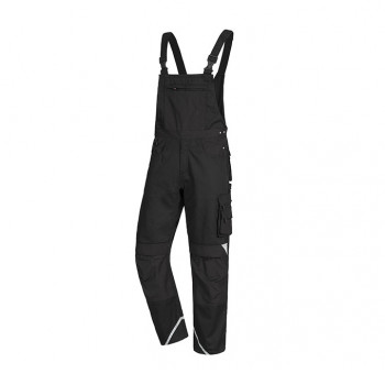 Latzhose Motion Tex Plus, Schwarz           