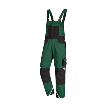 Latzhose Motion Tex Plus, Grün/Schwarz           